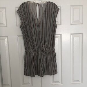 BCBGeneration Multicolor Striped Romper